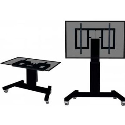 Neomounts PLASMA-M2500TBLACK flat panel vloer standaard