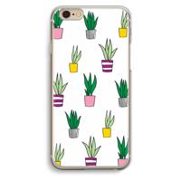 Sanseveria: iPhone 6 / 6S Transparant Hoesje