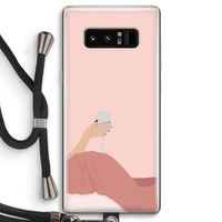 Wine: Samsung Galaxy Note 8 Transparant Hoesje met koord