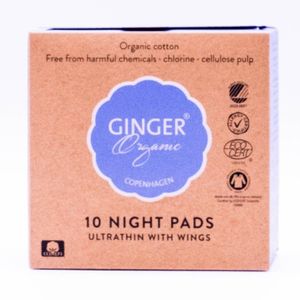 Ginger Organic Maandverband Ultradun Night