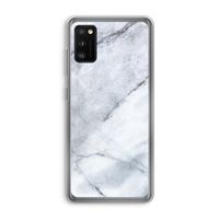 Witte marmer: Samsung Galaxy A41 Transparant Hoesje Witte marmer: Samsung Galaxy A41 Transparant Hoesje