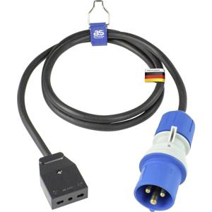 AS Schwabe 360488 Stroom Adapterkabel 16 A Zwart 1.5 m H07RN-F 3G 2,5 mm²