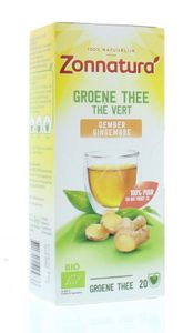 Groene thee gember bio