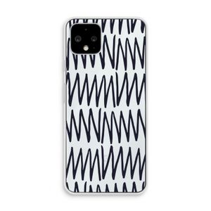 Marrakech Zigzag: Pixel 4 Transparant Hoesje