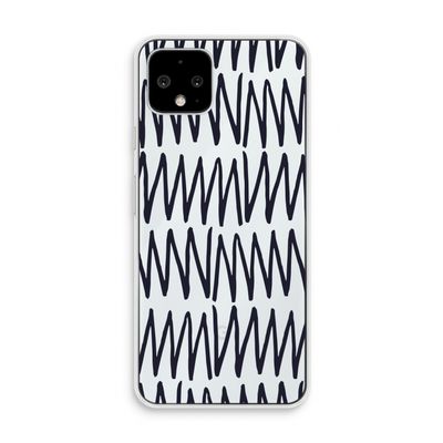 Marrakech Zigzag: Pixel 4 Transparant Hoesje