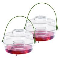 Guard and Care Wespenvanger - 4x stuks - wespenval - met hengsel - van kunststof - 13 cm