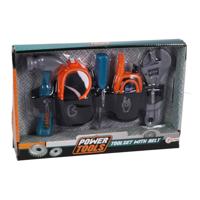 Toi-Toys Power tools gereedschapset in riem 6-delig