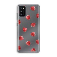 Framboosjes: Samsung Galaxy A41 Transparant Hoesje Framboosjes: Samsung Galaxy A41 Transparant Hoesje