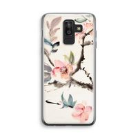Japanse bloemen: Samsung Galaxy J8 (2018) Transparant Hoesje