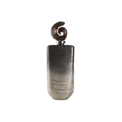 Vaas DKD Home Decor Multicolour Aluminium Kristal 19 x 12 x 55 cm