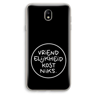 Vriendelijkheid: Samsung Galaxy J7 (2017) Transparant Hoesje