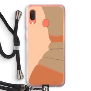 Bikini: Samsung Galaxy A20e Transparant Hoesje met koord
