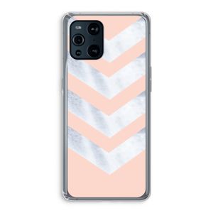 Marmeren pijlen: Oppo Find X3 Transparant Hoesje