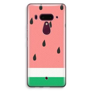 Watermeloen: HTC U12+ Transparant Hoesje