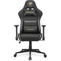 COUGAR Gaming Armor One V2 Gold F Universele gamestoel Gestoffeerde gevoerde zitting Zwart, Goud