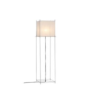 Hollands Licht Lotek Classic Vloerlamp - Alu frame - Wit doek