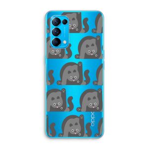 Cats: Oppo Find X3 Lite Transparant Hoesje