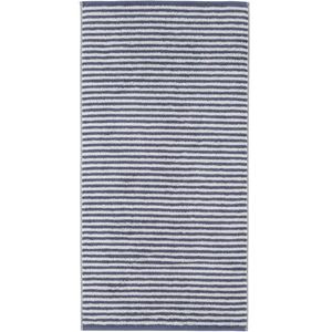 Cawö Cawo handdoek campus 50x100 Nachtblau