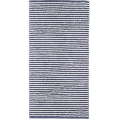 Cawö Cawo handdoek campus 50x100 Nachtblau