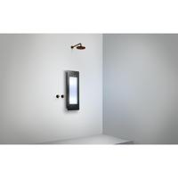 Sunshower Round Small Plus infrarood en UV licht opbouw incl. wandbeugel 95x33x12cm Black S0600-S0102-SML0700