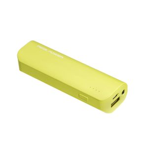 RealPower PB-2600 powerbank Lithium-Ion (Li-Ion) 2600 mAh Groen, Limoen