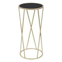 Mauro Ferretti Glam simple Ronde tafel in goud metaal