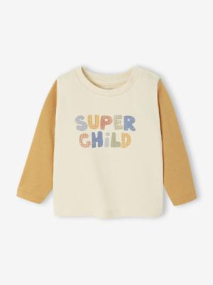T-shirt baby lange mouwen okergeel
