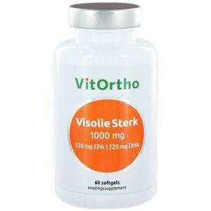 VitOrtho Visolie Sterk 1000 mg 330 mg EPA 220 mg DHA (60 softgels)