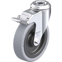 Blickle LKRA-VPA 126K-FI Zwenkwiel met rem Wieldiameter: 125 mm Draagvermogen (max.): 120 kg 1 stuk(s)