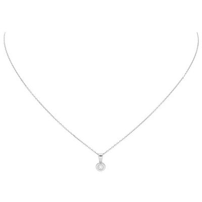 Glow 220.3021.00 Hanger Solitair witgoud-diamant 0,10 ct G-SI 4 x 8 mm