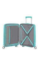 American Tourister Sounbox Spinner Expandable (4 wheels) 55cm Trolley Harde schaal Blauw 35,5 l Polypropyleen (PP) - thumbnail