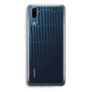 Moroccan stripes: Huawei P20 Transparant Hoesje