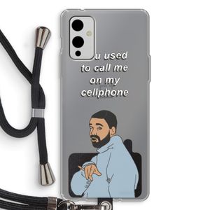 Hotline bling: OnePlus 9 Transparant Hoesje met koord