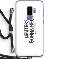 Neuters: Samsung Galaxy S9 Plus Transparant Hoesje met koord