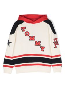 Tommy Hilfiger Junior hoodie colour block à patch logo - Tons neutres