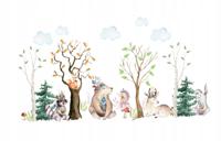 Muursticker - Bos Boho Dieren - thumbnail