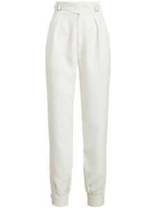 Ralph Lauren Collection pantalon de tailleur Viola à taille haute - Blanc