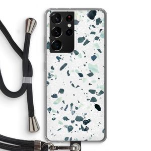 Terrazzo N°2: Samsung Galaxy S21 Ultra Transparant Hoesje met koord