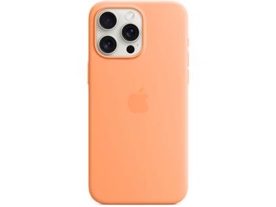 Apple MT1W3ZM/A Apple Silicone Case with MagSafe iPhone 15 Pro Max Sorbet Orange