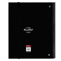 Ringmap BlackFit8 Old school Zwart Grijs 27 x 32 x 3.5 cm