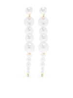 Cult Gaia boucles d'oreilles à détail de perles - Blanc