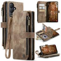 Caseme Samsung Galaxy S26 Plus PU leren hoesje - portemonnee - Bruin