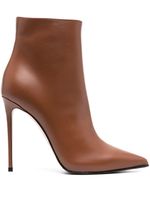 Le Silla bottines Eva 125 mm en cuir - Marron - thumbnail