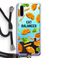 Eat Balanced: Huawei P30 Transparant Hoesje met koord