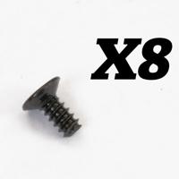FTX - Outback Mini 3,0 Flat Head Self Tapping Screw 1,7X4 (8Pc) (FTX8926)