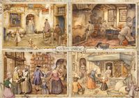 Premium Collection Anton Pieck, Bakkers uit de 19e eeuw 1000 stukjes - thumbnail