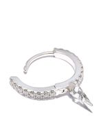 MARIA TASH boucle d'oreille Short Spike en or blanc 18ct - Argent