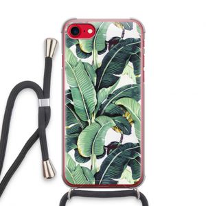 Bananenbladeren: iPhone SE 2020 Transparant Hoesje met koord