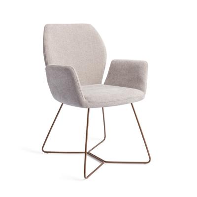 Jesper Home Eetkamerstoel 'Misaki' Beehive Rose, kleur Pretty Plaster