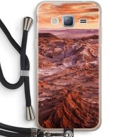 Mars: Samsung Galaxy J3 (2016) Transparant Hoesje met koord